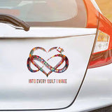 I Sew A Piece Of My Heart - Sewing Decal Full