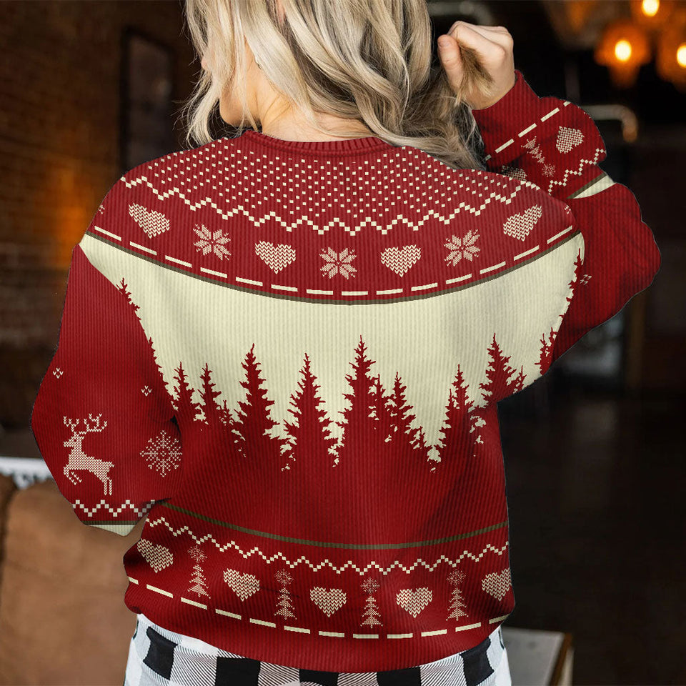 You're The Only One - Personalized Christmas Couple Ugly Sweater