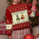 You're The Only One - Personalized Christmas Couple Ugly Sweater