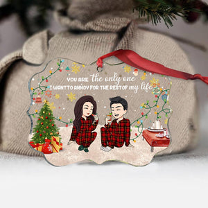 You Are The Only One I Want To Annoy - Personalized Couple Transparent Ornament