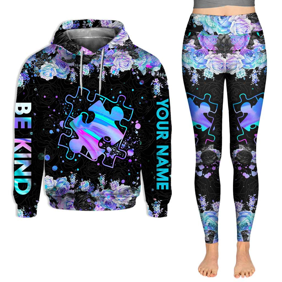 J'aime l'autisme - Sweat à capuche et legging personnalisés pour sensibiliser le public