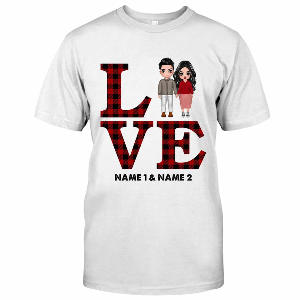Love Couple - Personalized T-shirt and Hoodie