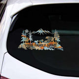Camping Family - Personalized Decal Die Cut