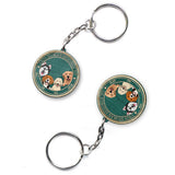 This Human Belongs To - Personalized Dog Keychain (Printed On Both Sides)
