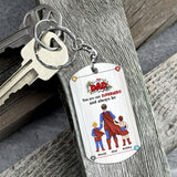 Dad You Are Superhero - Personalized Father Stainless Steel Keychain