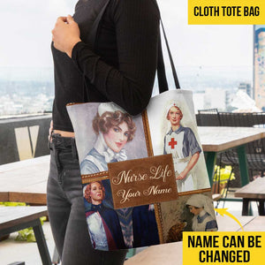 Nurse Life Personalized Tote Bag