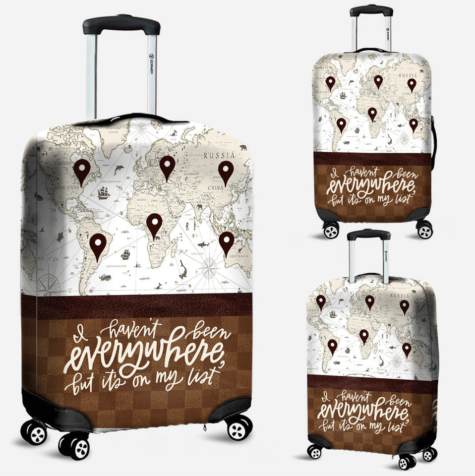 It's On My List - Personalized Travelling Leather Handbag & Luggage Cover