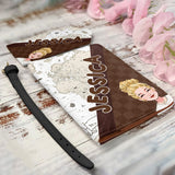 Adventure Awaits - Personalized Travelling Leather Luggage Tag & Passport Holder
