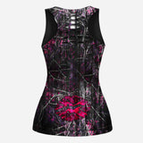 Country Girl Camo - Personalized Hunting Hollow Tank Top and Leggings