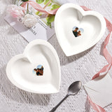 Lovely Couple - gift for wife, girlfriend - Personalized Heart Shaped Plate