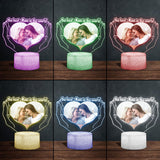 The Best Mom In The World - Personalized Mother's Day Mother Shaped Plaque Light Base