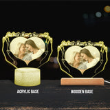 The Best Mom In The World - Personalized Mother's Day Mother Shaped Plaque Light Base