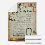To My Mom - Nurse Blanket