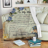 To My Mom - Police Blanket