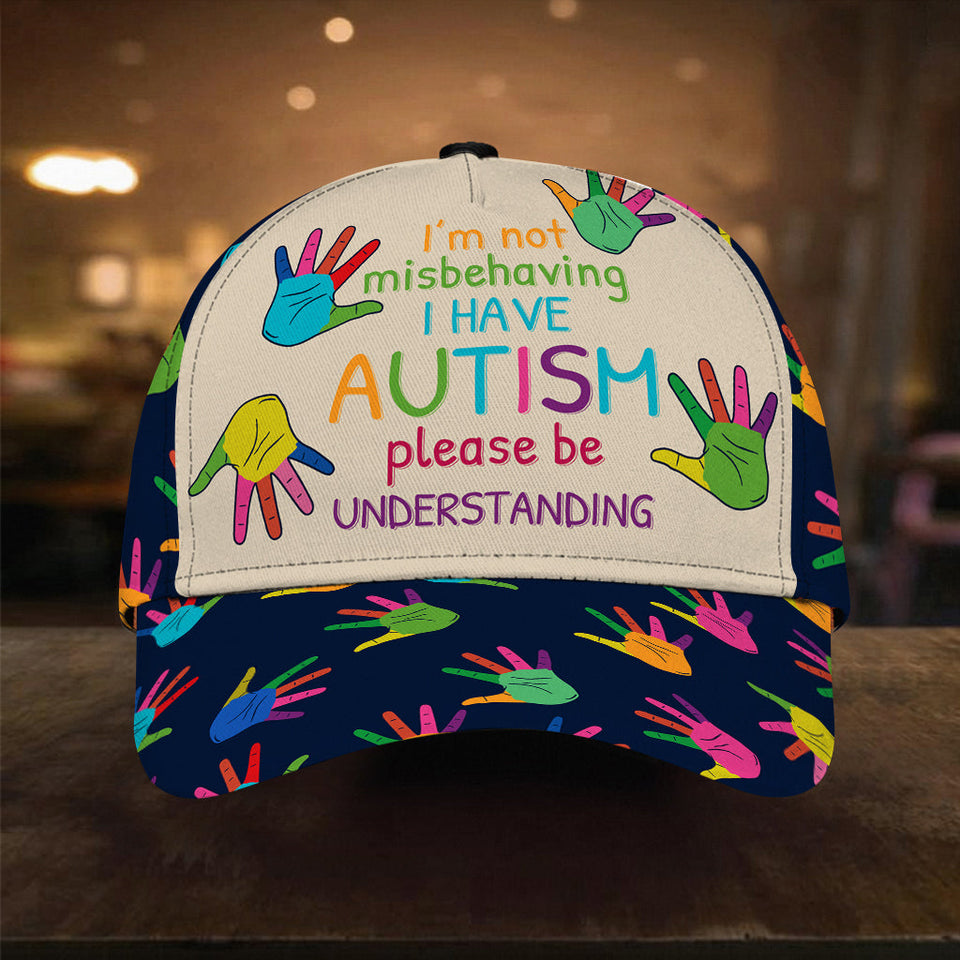 Merci de votre compréhension - Casquette de sensibilisation à l'autisme