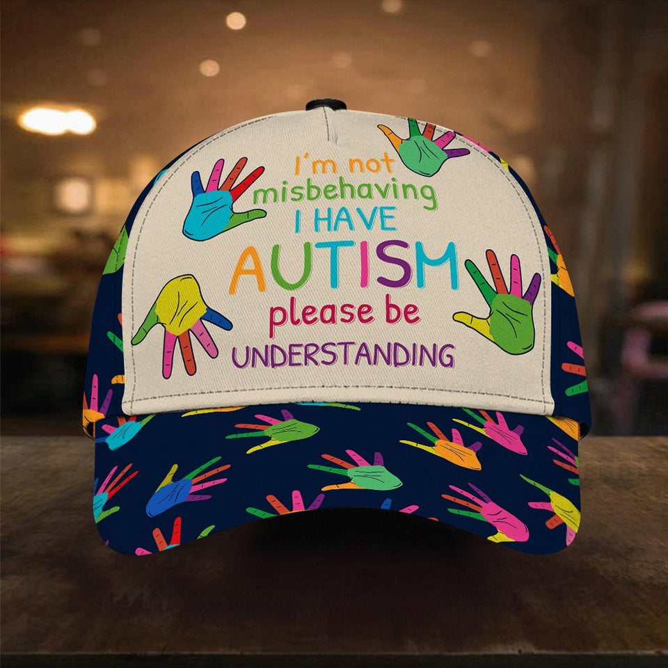 Merci de votre compréhension - Casquette de sensibilisation à l'autisme