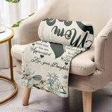 To My Mom - Personalized Mother's Day Mother Blanket