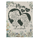 To My Mom - Personalized Mother's Day Mother Blanket