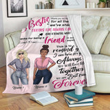 To My Bestie - Personalized Blanket