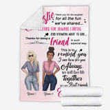 To My Bestie - Personalized Blanket