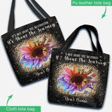 It's Not About The Destination - Personalized Travelling Tote Bag