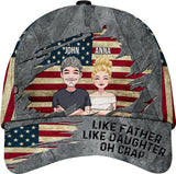 Like Father Like Daughter - Personalized Father Classic Cap