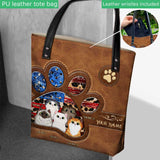 The Cats Of July - Personalized Independence Day Tote Bag