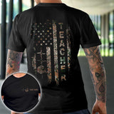 Teach Love Inspire - Personalized Independence Day Teacher T-shirt and Hoodie