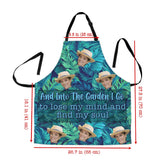 And Into The Garden - Gardening gift for mom, dad, grandma, him, her, wife, husband, girlfriend, boyfriend - Personalized Apron