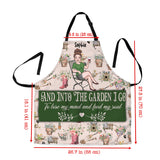 And Into The Garden I go - Personalized Gardening Apron