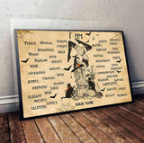 I Am A Witch Personalized Poster