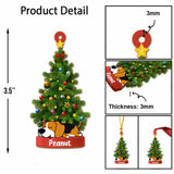 Love My Dog - Personalized Christmas Dog Transparent Ornament