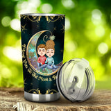 I Love You To The Moon - Personalized Couple Tumbler