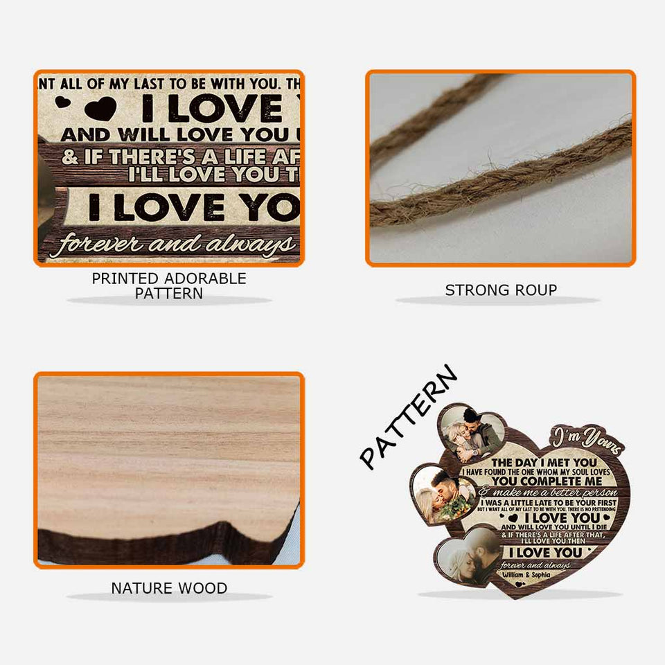 I'm Yours - Personalized Couple Wood Sign