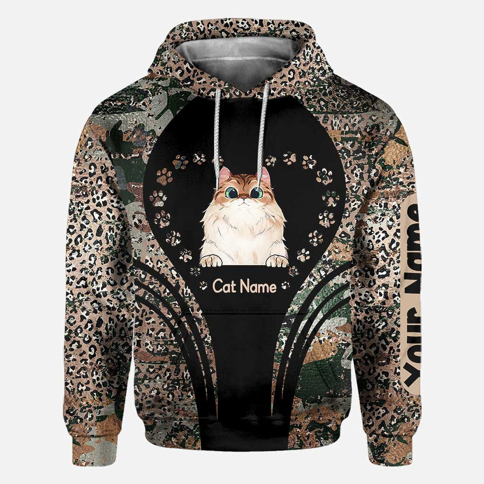 Love Cats - Personalized All Over T-shirt and Hoodie