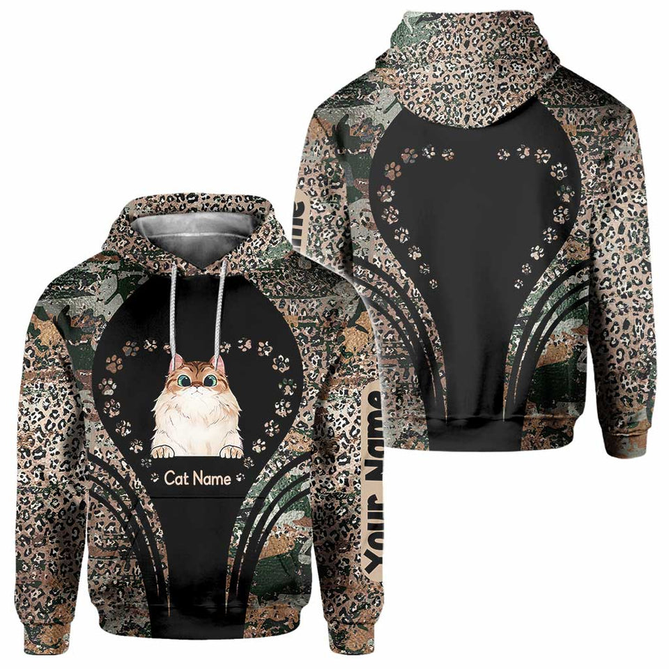 Love Cats - Personalized All Over T-shirt and Hoodie