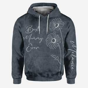 Best Mommy Grandma Birth Flower - Personalized Mother's Day Mother Hoodie And Leggings