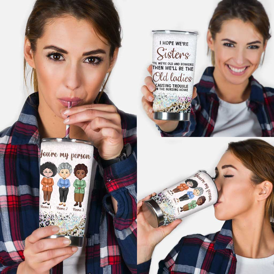 Besties - Personalized Bestie Tumbler