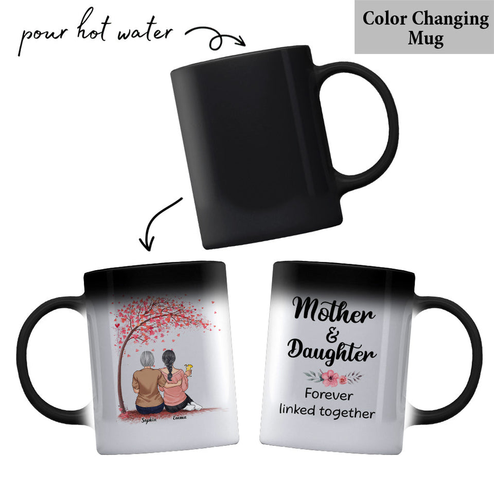 Forever Linked Together - Personalized Mother's Day Mother Mug