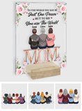 You Are The World - Personalized Mother's Day Mother Transparent Acrylic Plaque