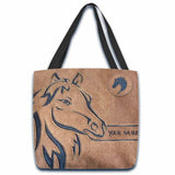 Horse Personalized Tote Bag