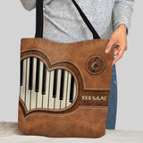 Piano Personalized Tote Bag