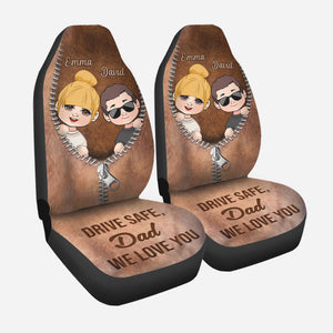 Drive Safe - Personalized Father Seat covers