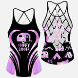 Happy Camper - Camping Cross Tank Top