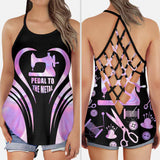 Love Sewing Cross Tank Top