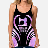 Love Sewing Cross Tank Top