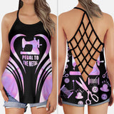 Love Sewing Cross Tank Top