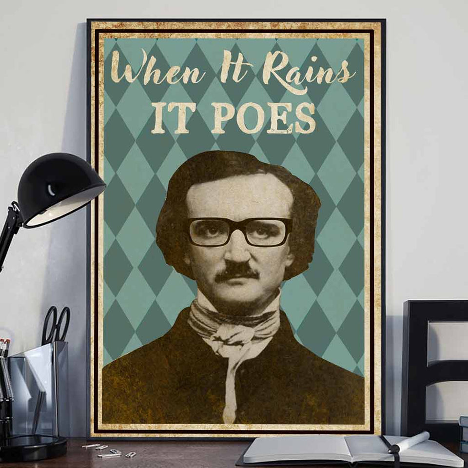 When It Rains - Teacher Canvas And Poster
