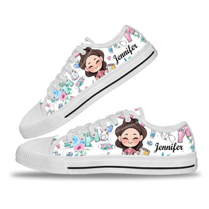 Nurse Life - Personalized Nurse Low Top Shoes