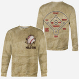Love Baseball - Personalized Baseball All Over Shirt